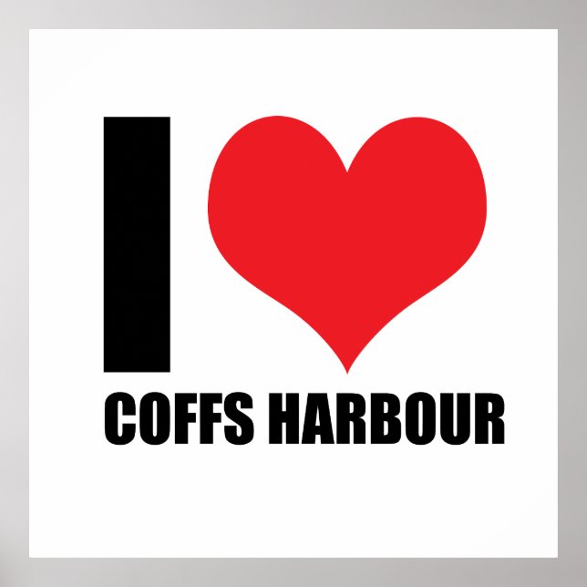 I Liebe Coffs Harbour Poster (Vorne)
