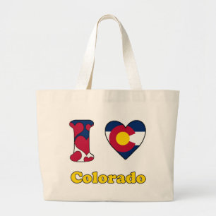 I Liebe Colorado Jumbo Stoffbeutel