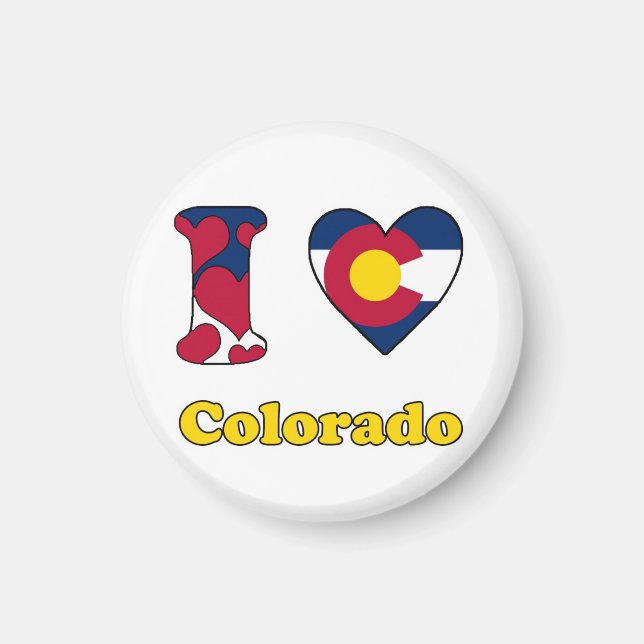 I Liebe Colorado Magnet (Vorne)