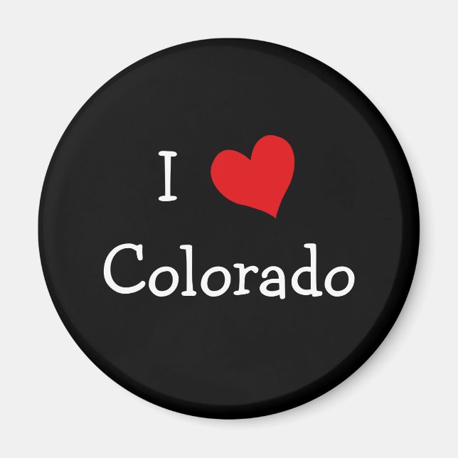 I Liebe Colorado Magnet (Vorne)