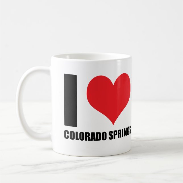 I Liebe Colorado Springs Kaffeetasse (Links)