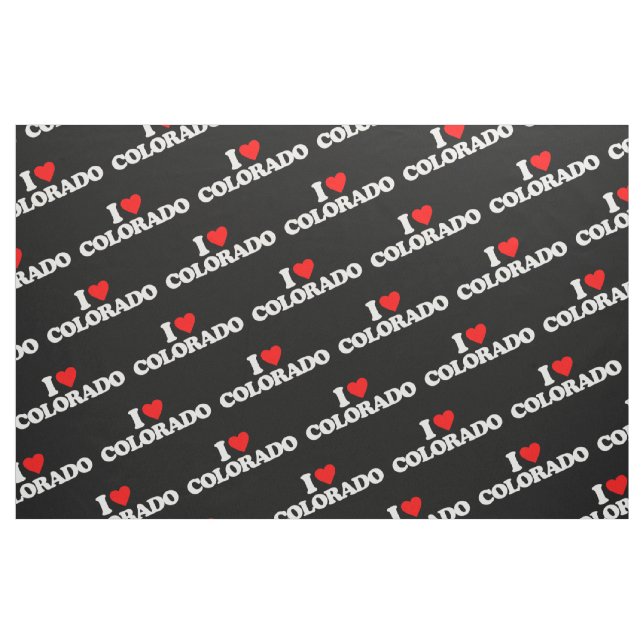 I LIEBE COLORADO STOFF (Fat Quarter (45,7 x 55,9 cm))