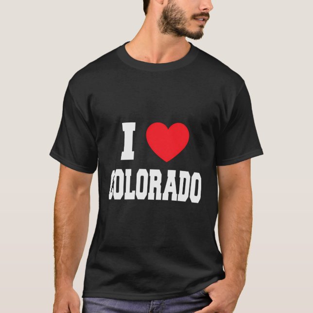 I Liebe Colorado T-Shirt (Vorderseite)