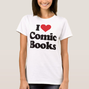 I Liebe-Comic-Bücher T-Shirt
