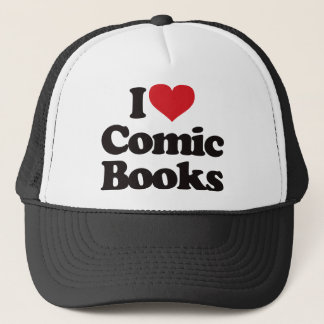 I Liebe-Comic-Bücher Truckerkappe