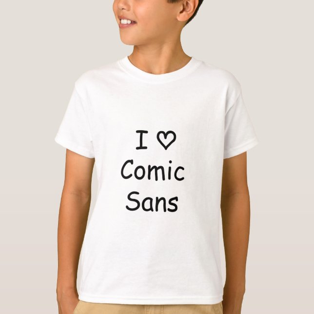 I Liebe-Comic ohne! T-Shirt (Vorderseite)