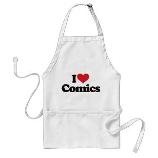 I Liebe-Comicen Schürze