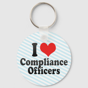 I Liebe Compliance Officers Schlüsselanhänger
