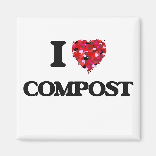 I Liebe Compost Magnet (Vorne)