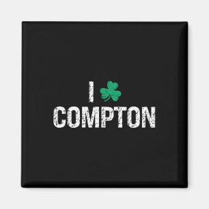 I Liebe Compton Kleeblatt Clover St. Patrick's Day Magnet
