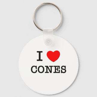 I Liebe Cones Schlüsselanhänger