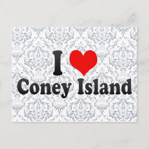 I Liebe Coney Island, Vereinigte Staaten Postkarte