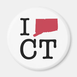 I Liebe Connecticut Magnet