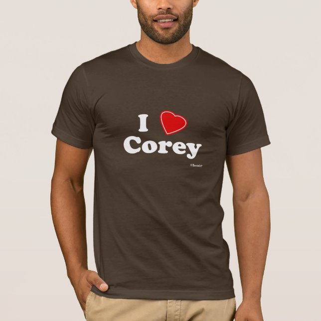 I Liebe Corey T-Shirt (Vorderseite)