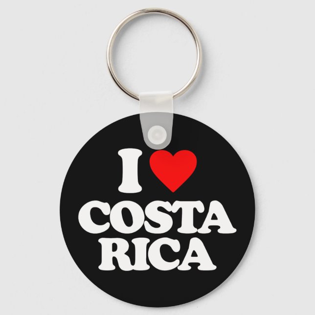 I LIEBE COSTA RICA SCHLÜSSELANHÄNGER (Vorderseite)