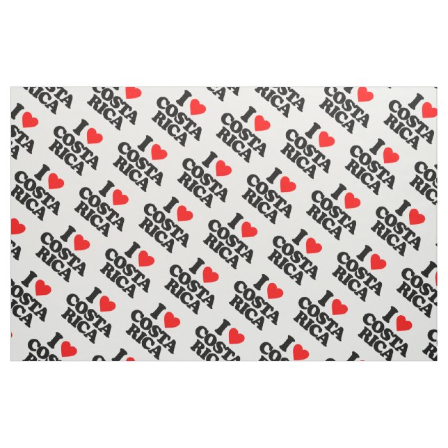 I LIEBE COSTA RICA STOFF (Fat Quarter (45,7 x 55,9 cm))