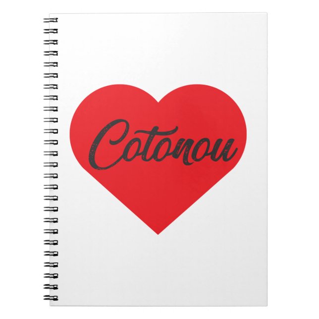 I Liebe Cotonou - Benin Notizblock (Vorderseite)