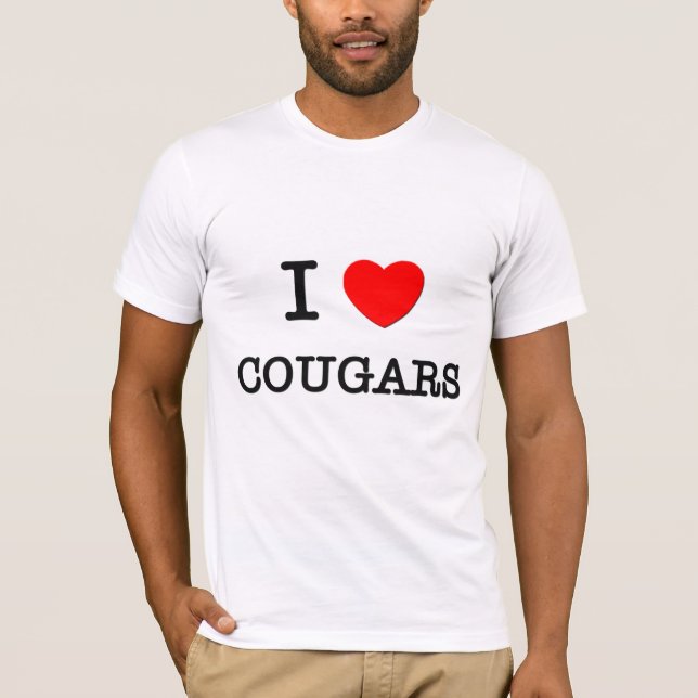 I Liebe COUGARS T-Shirt (Vorderseite)