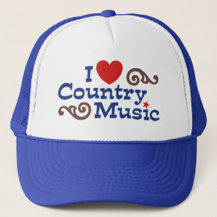 I Liebe Country Music Truckerkappe