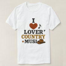 I Liebe Country Music White T - Shirt