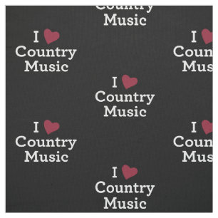 I Liebe-Countrymusik Stoff