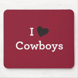 I Liebe-Cowboys Mousepad