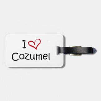 I Liebe Cozumel Gepäckmarke Gepäckanhänger