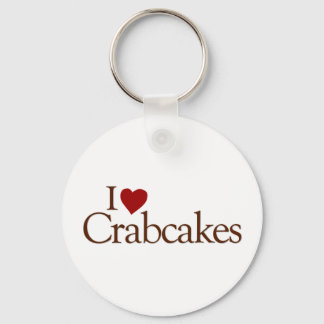 I Liebe Crabcakes Schlüsselanhänger