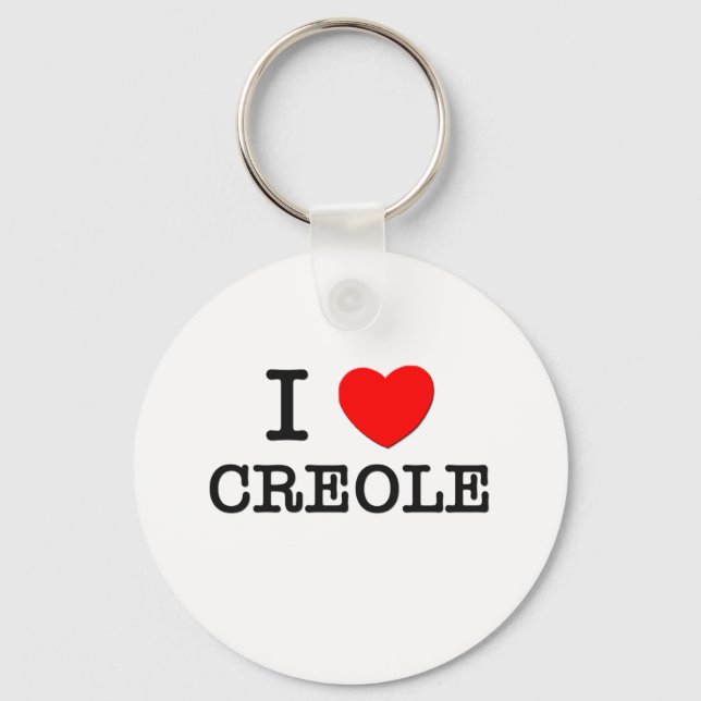 I Liebe Creole Schlüsselanhänger (Vorderseite)