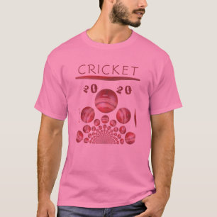 I Liebe Cricket t20 Kaleidoskop Cool Art Design T-Shirt