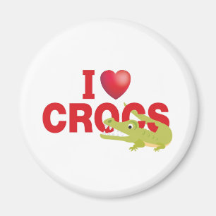 i Liebe crocs Magnet