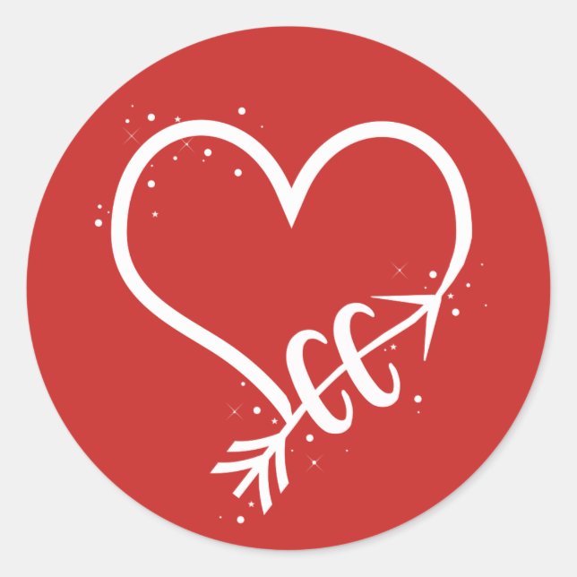 I Liebe Cross Country Laufende Stickers Geschenk (Vorderseite)