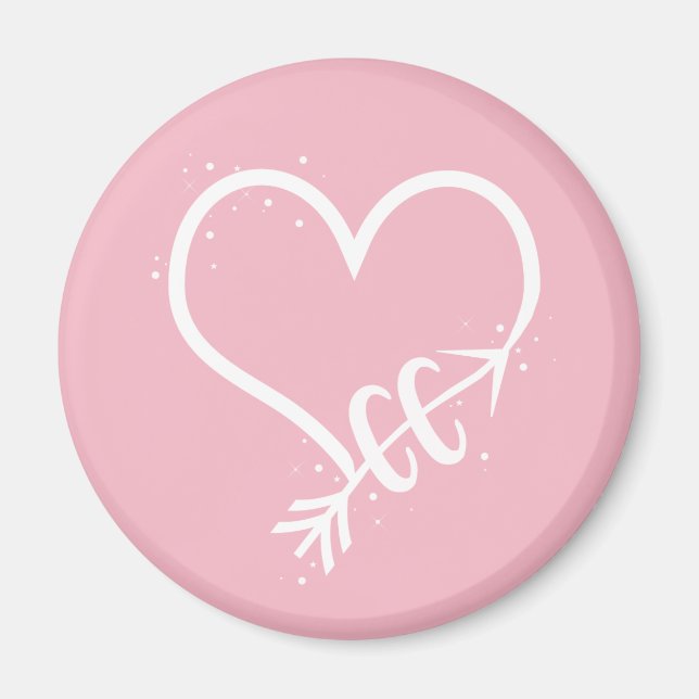 I Liebe Cross Country Running Magnet Geschenk (Vorne)