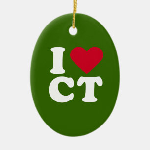 I LIEBE CT KERAMIKORNAMENT