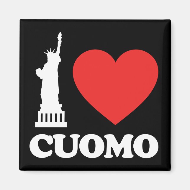 I Liebe Cuomo | Freiheitsstatue Magnet (Vorne)