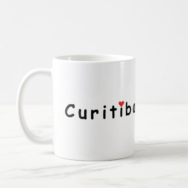 I Liebe Curitiba Kaffeetasse (Links)
