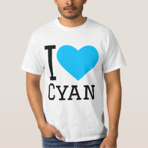 I Liebe Cyan T-Shirt