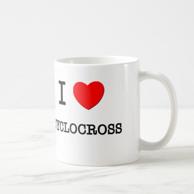 I Liebe Cyclocross Tasse (Rechts)