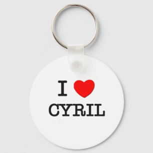 I Liebe Cyril Schlüsselanhänger