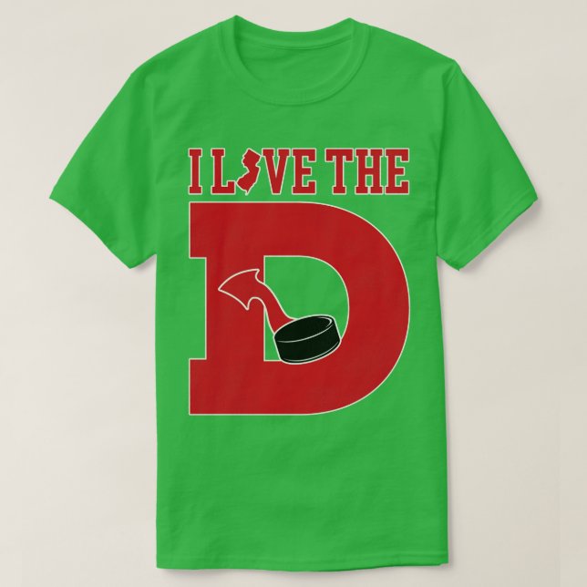 I Liebe D Devils Hockey T-Shirt (Design vorne)