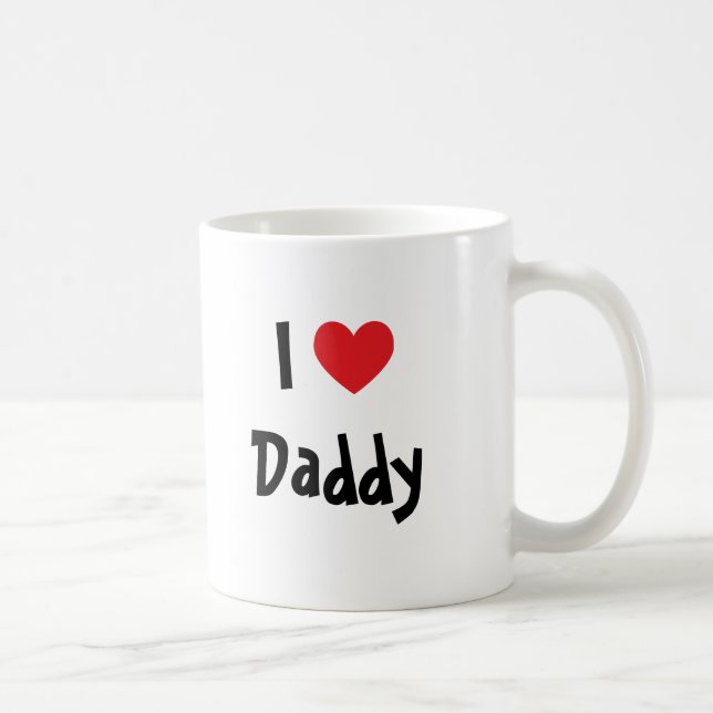 I Liebe Daddy Kaffeetasse (Rechts)