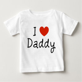 I Liebe Daddy Säugling niedlich Baby T-shirt