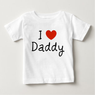 I Liebe Daddy Säugling niedlich Baby T-shirt