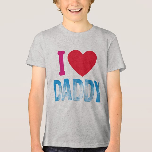 "I LIEBE DADDY" TSHIRT (Vorderseite)