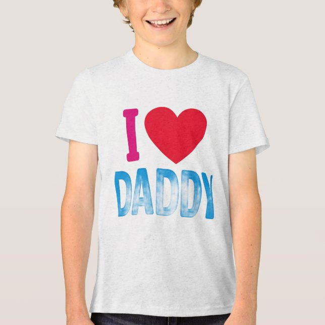"I LIEBE DADDY" TSHIRT (Vorderseite)