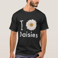 I Liebe Daisies Gerber Daisy White Blume