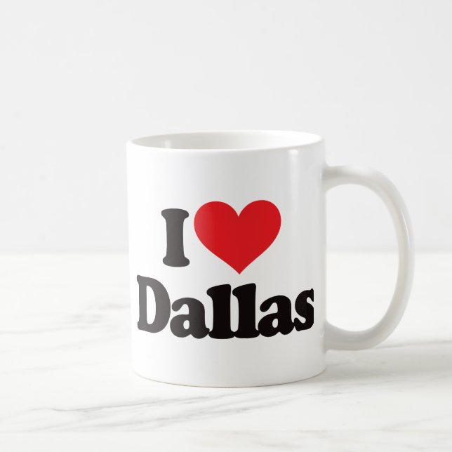 I Liebe Dallas Kaffeetasse (Rechts)