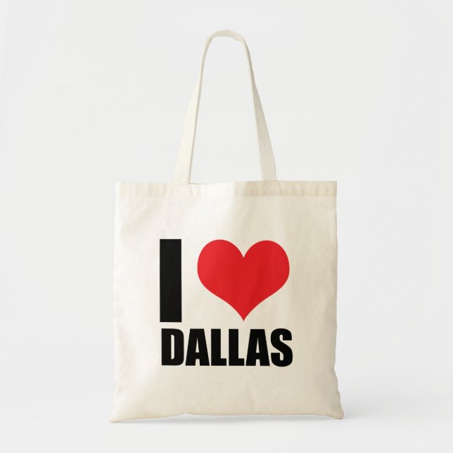 I Liebe Dallas Tragetasche (Vorne)
