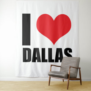 I Liebe Dallas Wandteppich