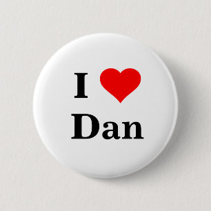 I Liebe-Dan-Knopf Button